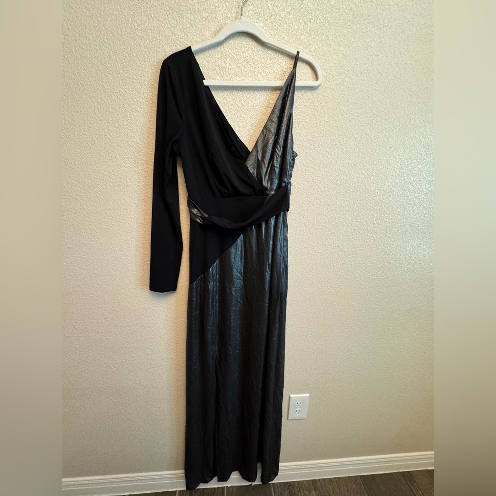 Marciano Long Sleeve One Shoulder Dress | M